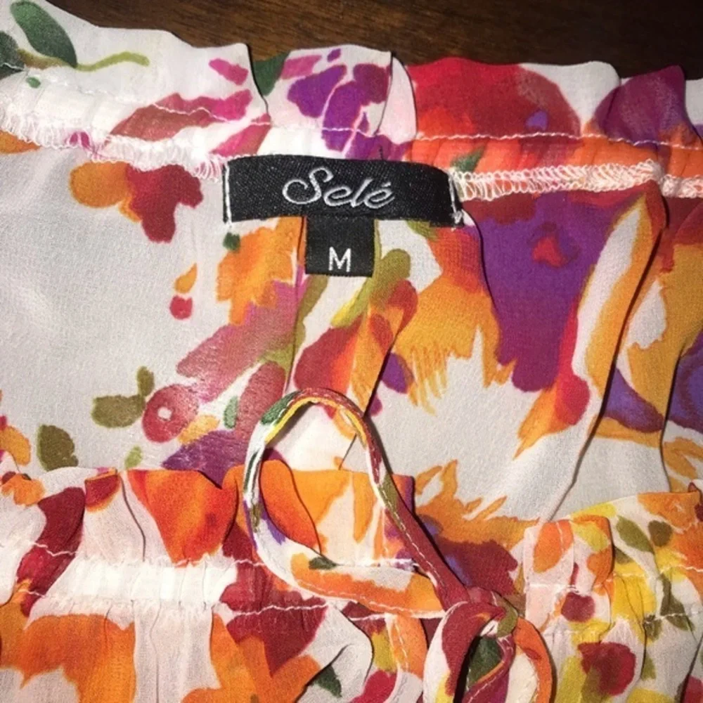 Sele Floral Summer Top M